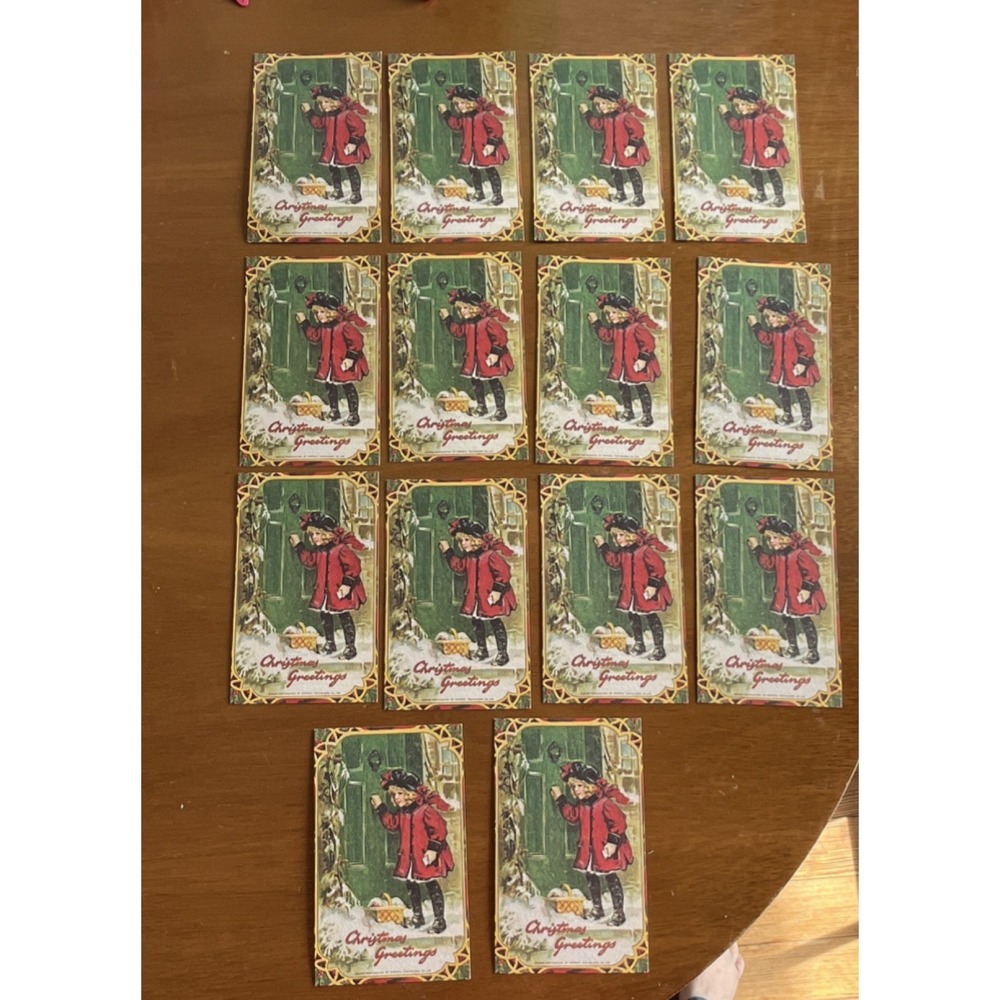 The Evergreen‎ Press Vintage Christmas Postcards Lot of 14 Walnut Creek CA
